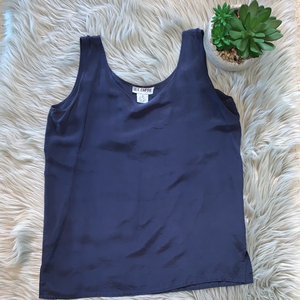 Silk Empire Size Medium 100% silk tank